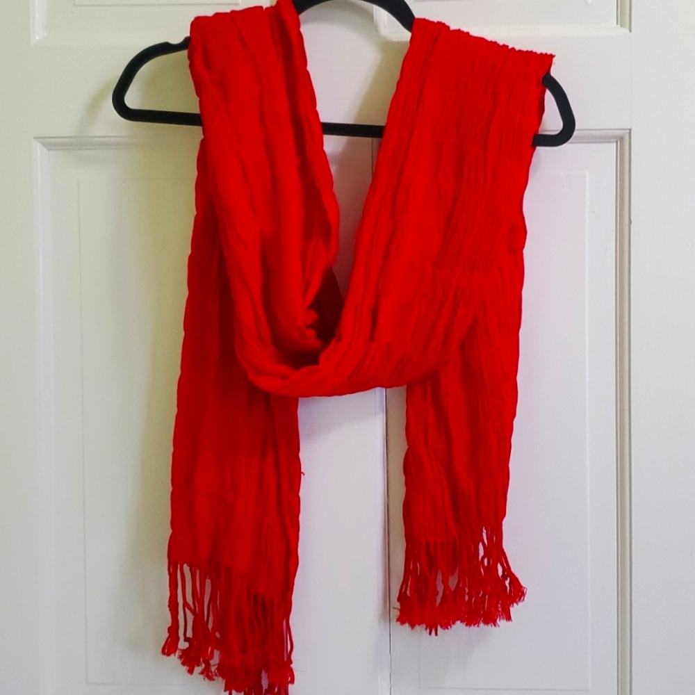 EUC Red scarf